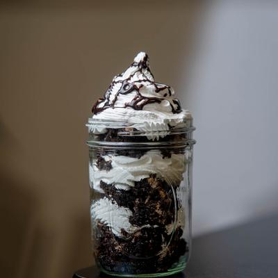 Chocolate Moose Mason Jar.
