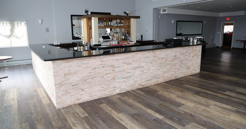 Catering room with the view to the bar