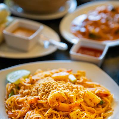 Phad Thai meal.