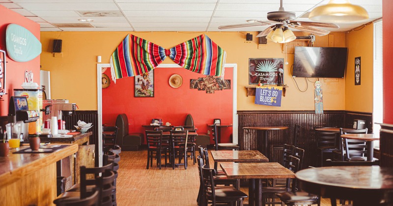 Restaurant dining area