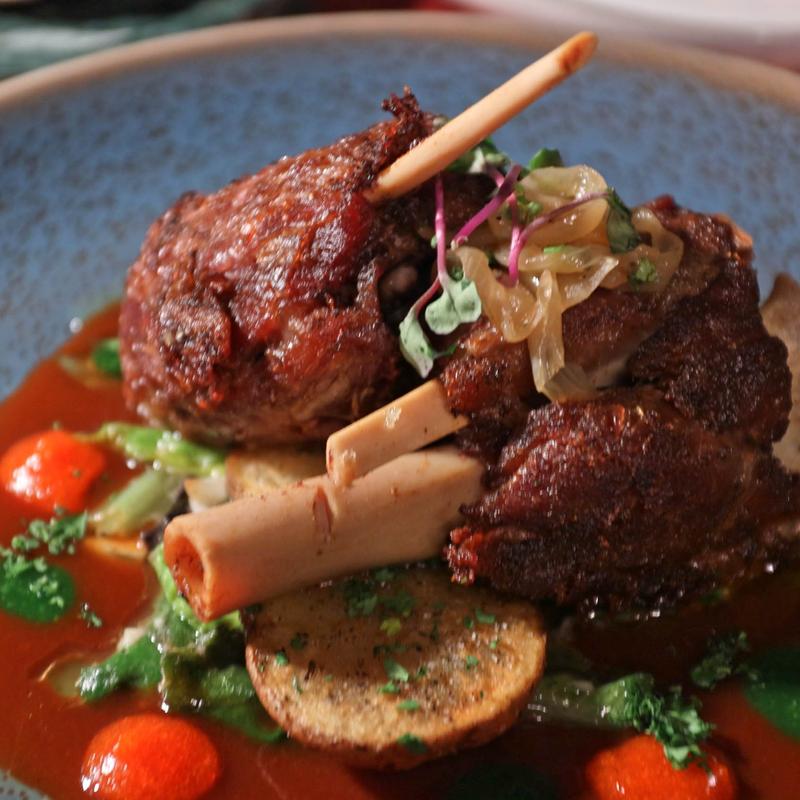 menu item 7 of 13, Wild Boar Volcano Shank