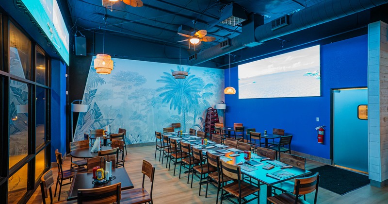 Interior, dining area