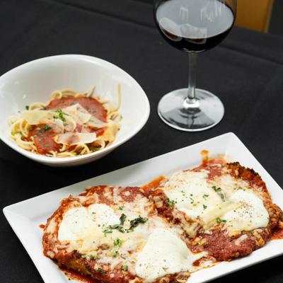 Chicken Parmigiana Dinner.