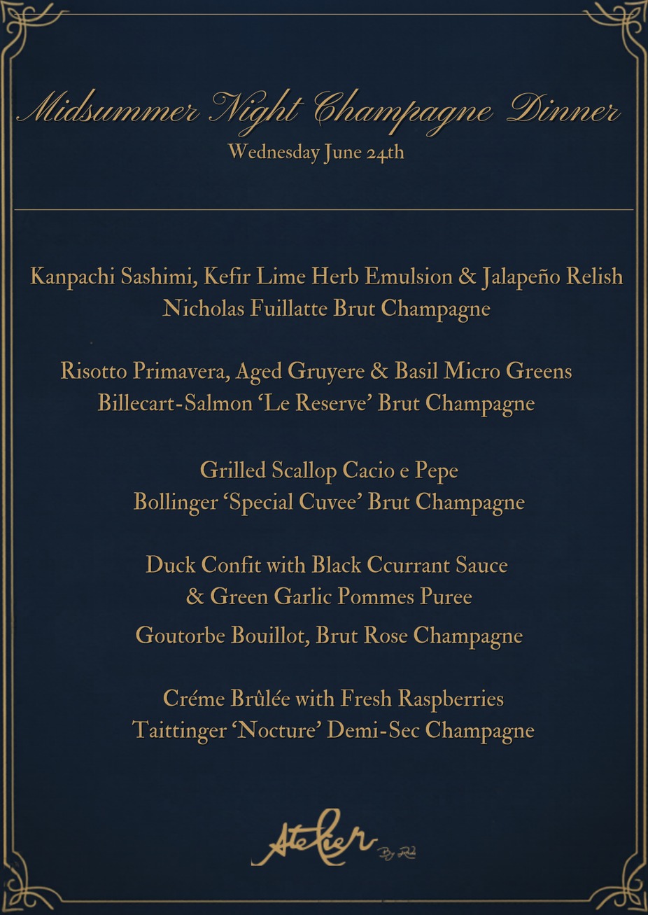 Midsummer Night Champagne Dinner event photo