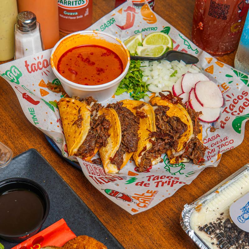 menu item 3 of 9, Orden de 4 Tacos de Birria Con Queso