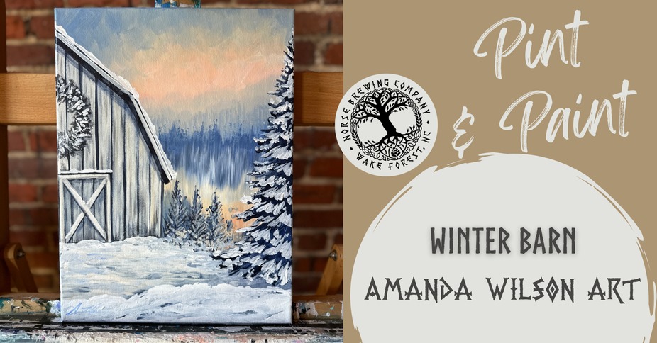 Pint & Paint: Winter Barn event photo