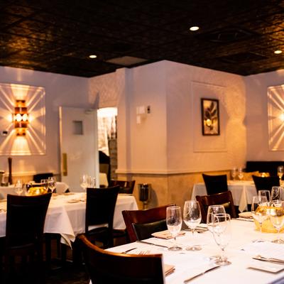 Tables ready for guests.