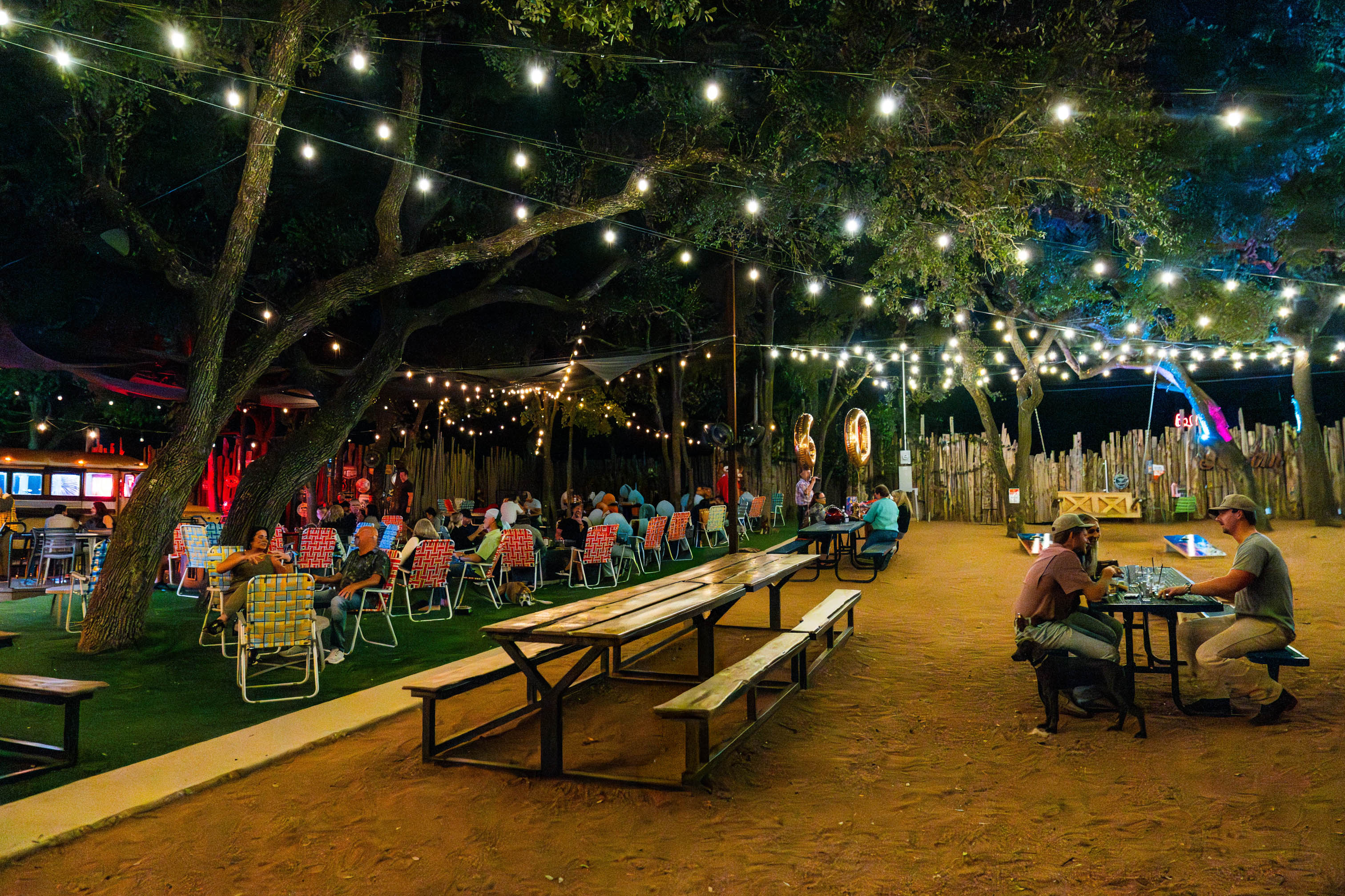 Exterior seating area