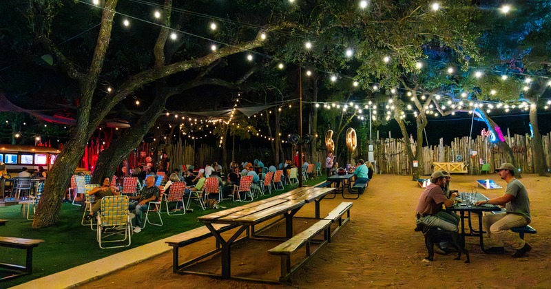 Exterior seating area