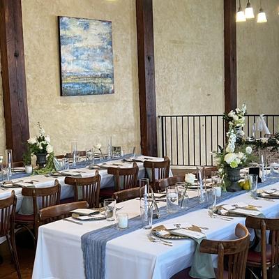 Restaurant dining area.