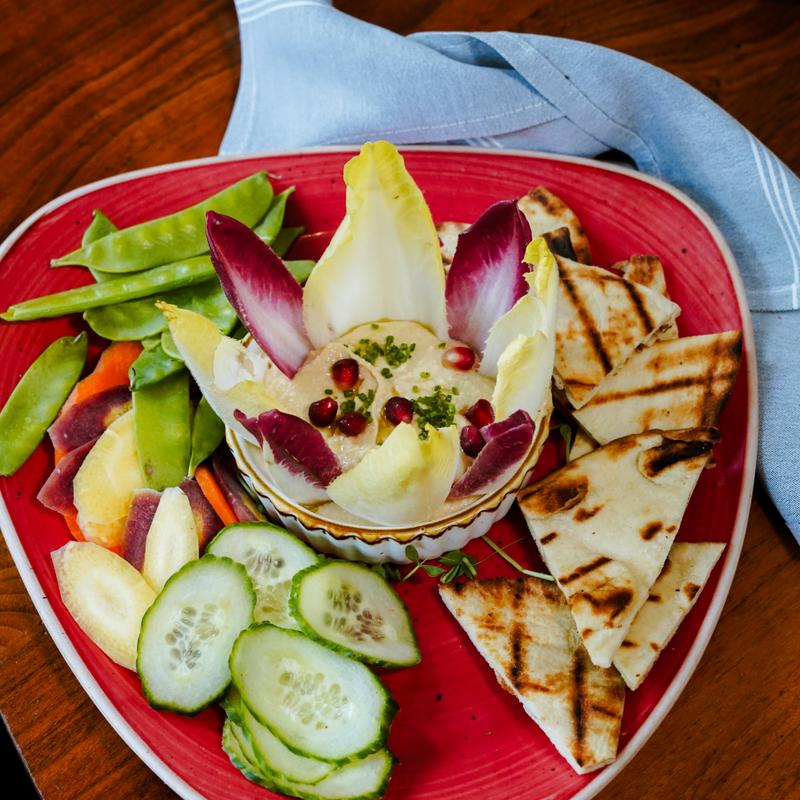 Hummus 'Flower' photo