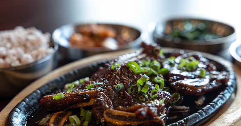 Korean grilled beef short ribs