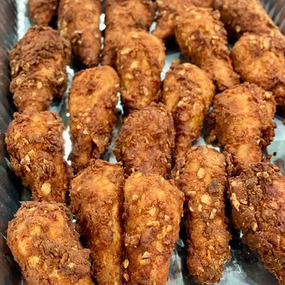Crispy fried chicken
