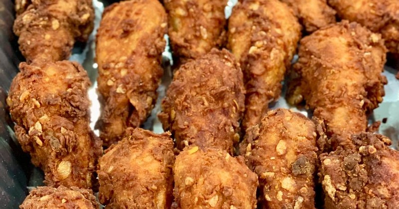 Crispy fried chicken