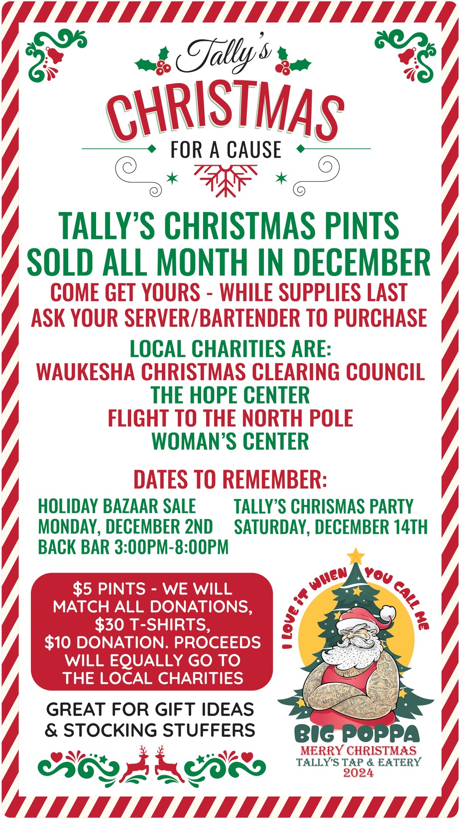 TALLY'S CHRISTMAS FOR A CAUSE event photo