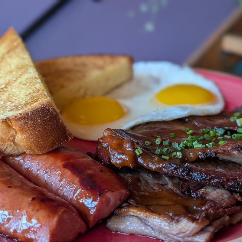 Texas BBQ Breakfast Platter 🥩🍳 photo