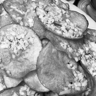 House made Gorgonzola Chips.