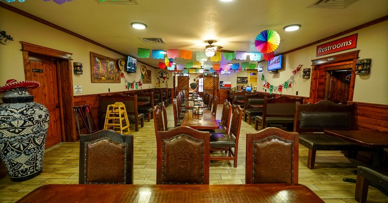 Interior, dining area
