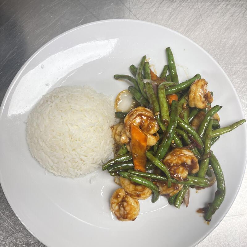 menu item 81 of 107, Prawns with String Beans