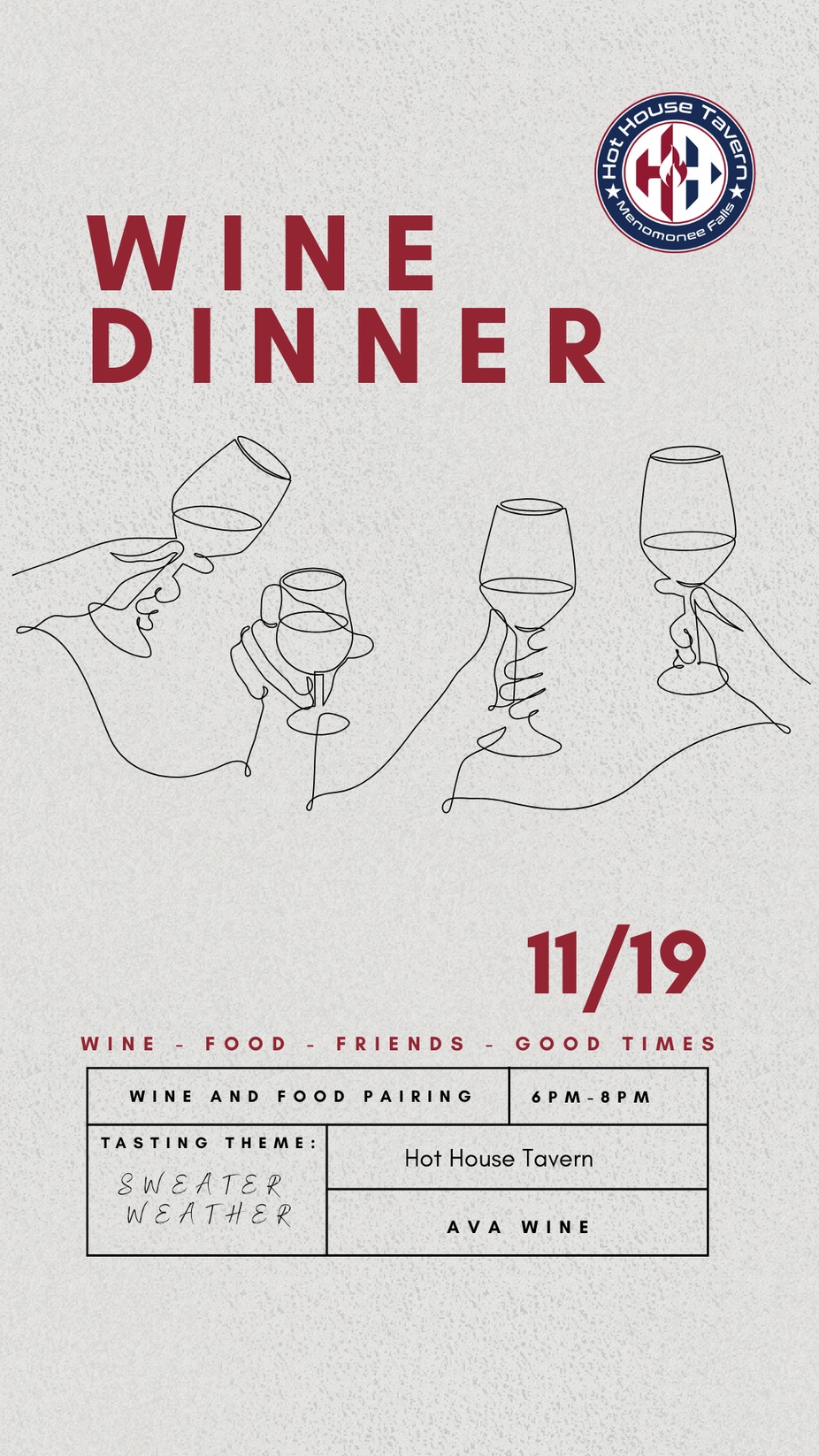 Wine Dinner event photo