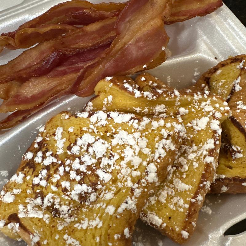 Breakfast Meat, Eggs & 3 French Toast photo