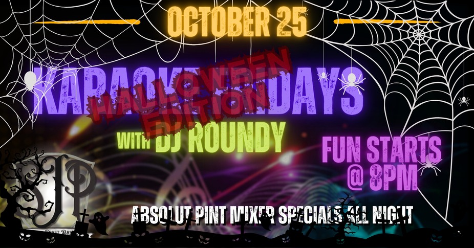 Karaoke Fridays w/ DJ Roundy - Halloween Edition event photo