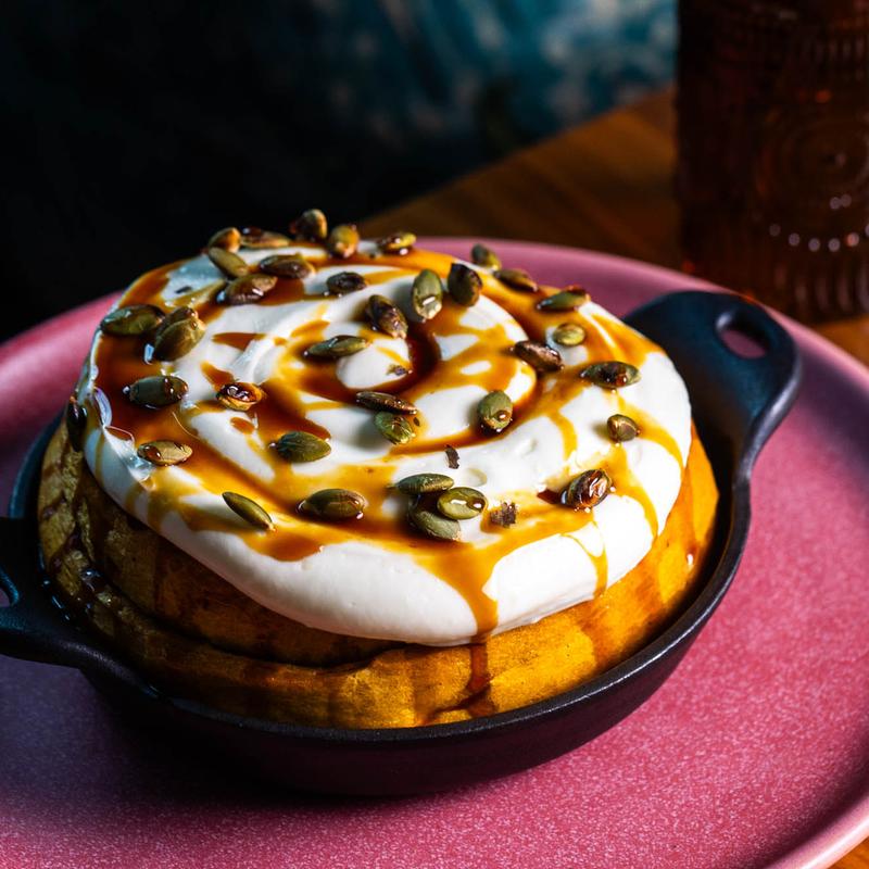 menu item 21 of 64, Calabaza Cinnamon Roll