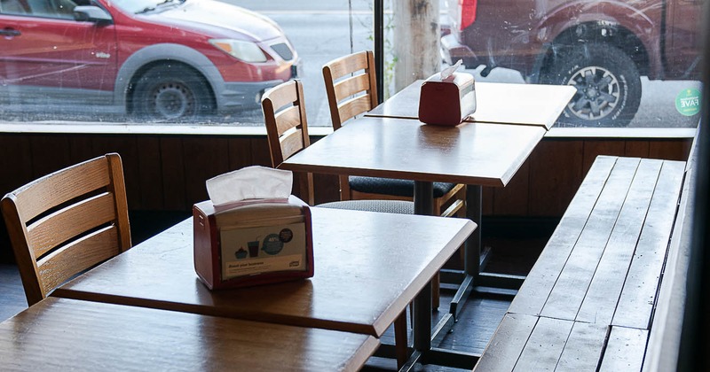 Interior, seating place near window