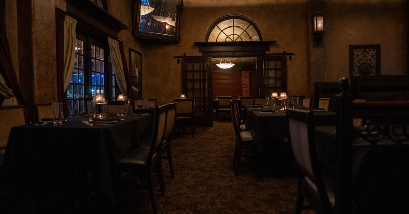 Interior, dining area