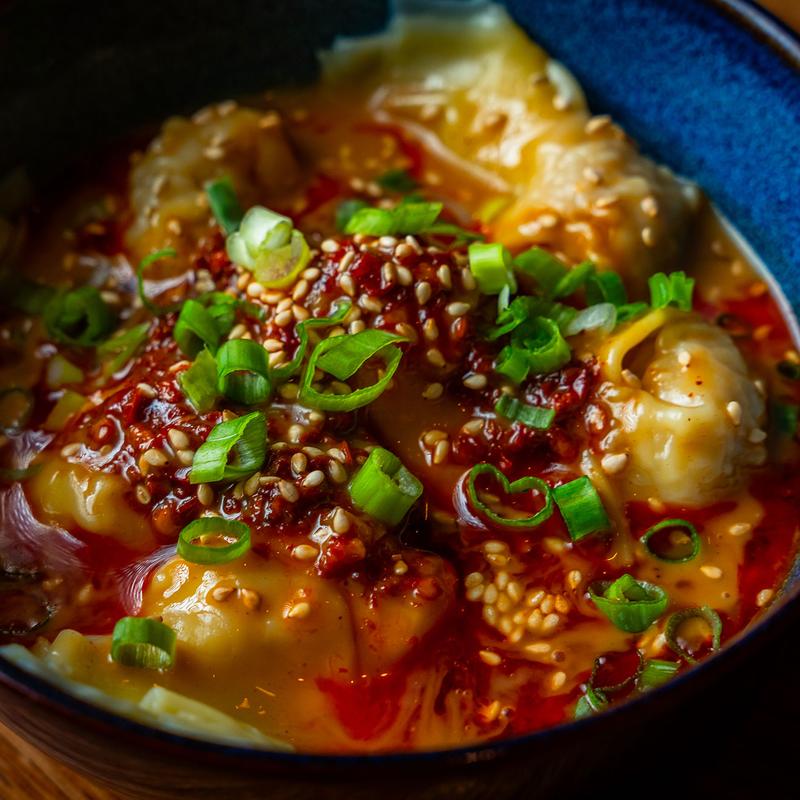 Wonton with Hot Sauce photo