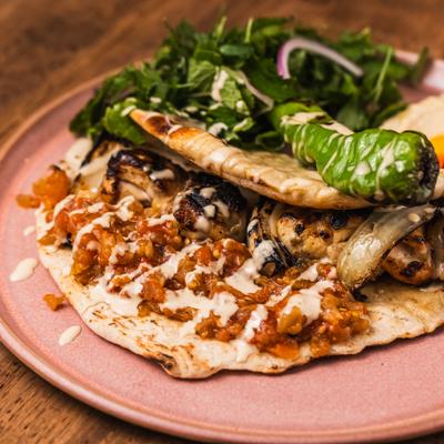 Chicken Shawarma Wrap.