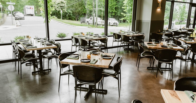 Interior, dining area