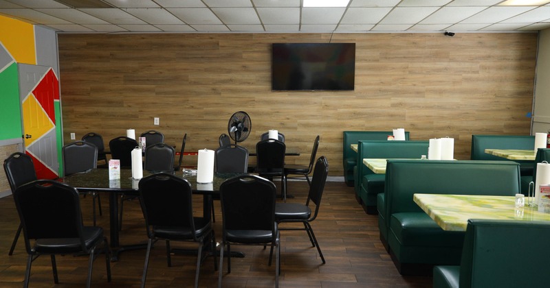Interior seating space