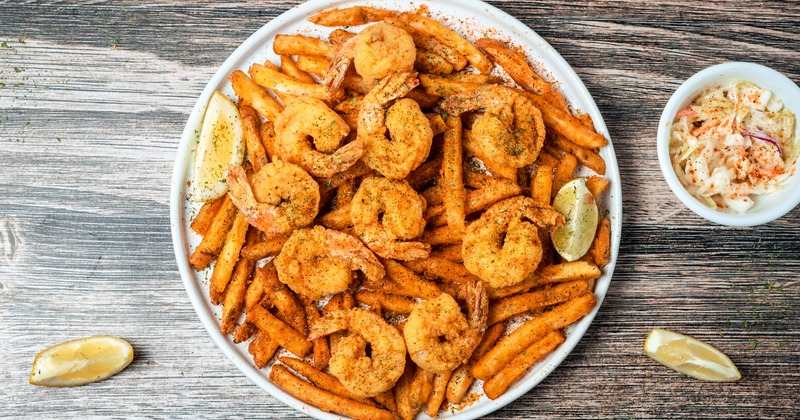 Shrimp and fries