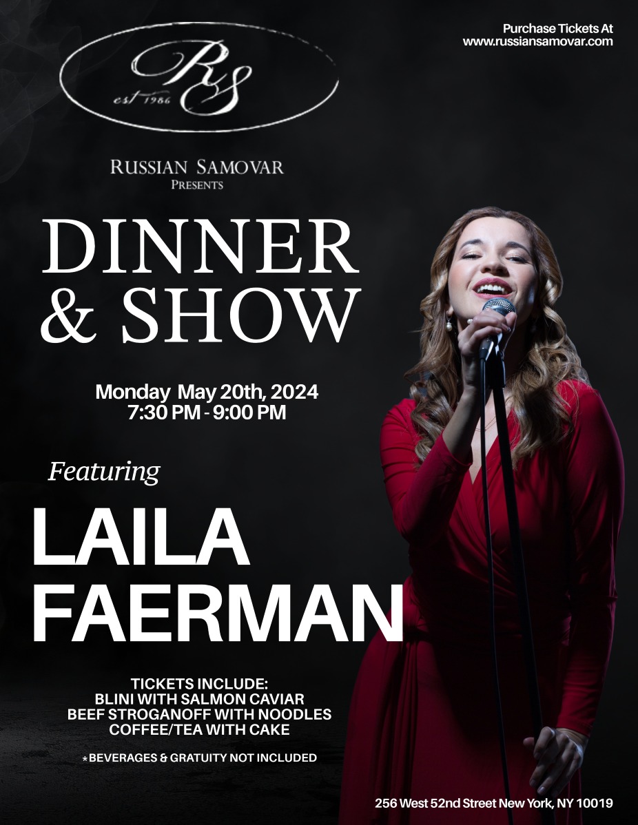 Russian Samovar Presents Dinner & Show Featuring Laila Faerman event photo