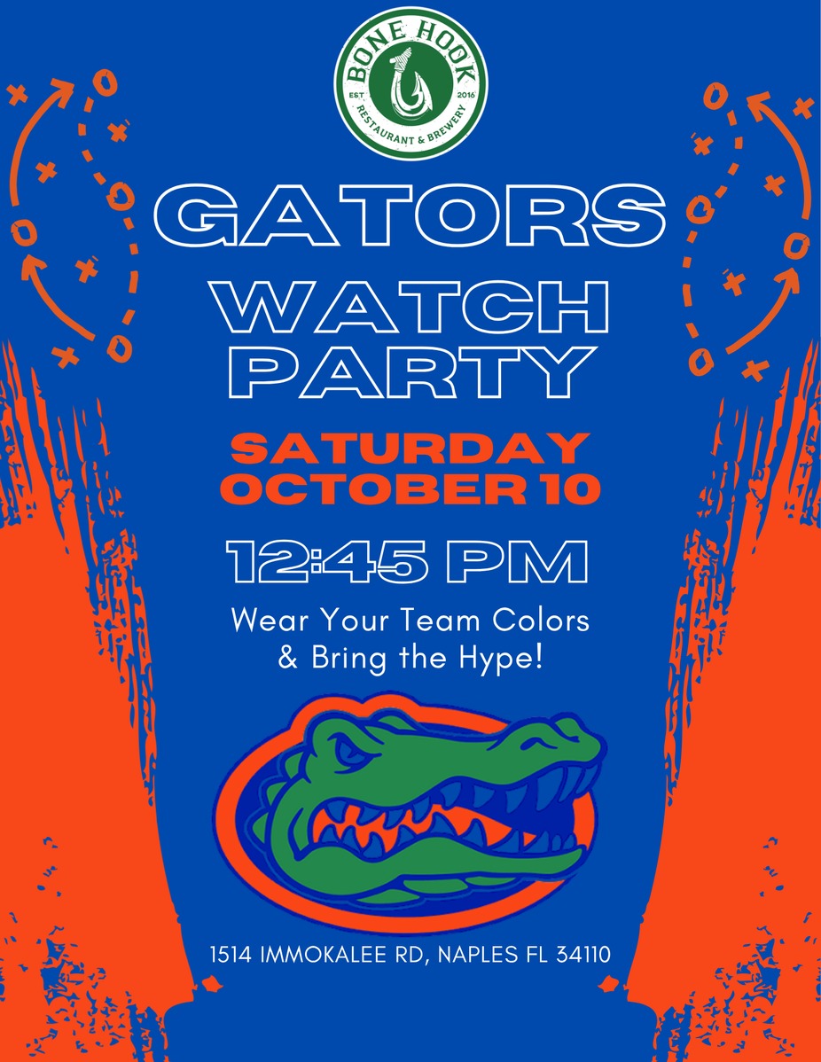 Gators Watch Party 12:45 kickoff! event photo