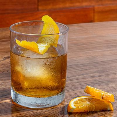 Nicoya Old Fashioned, Flor de Cana Rum, Black Walnut Bitters, agave, smoked cinnamon.