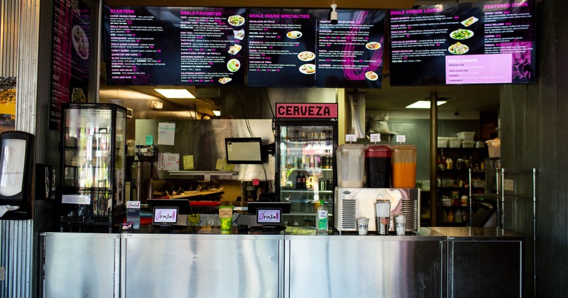 Interior, serving area