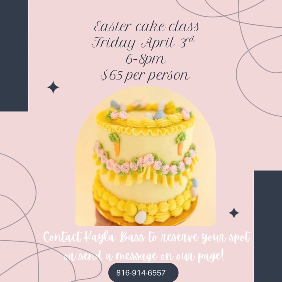 Easter cake class event photo