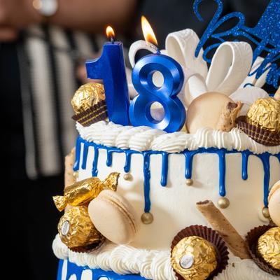 18th birthday cake.
