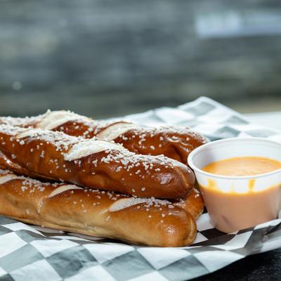 Pretzels and beer cheese.