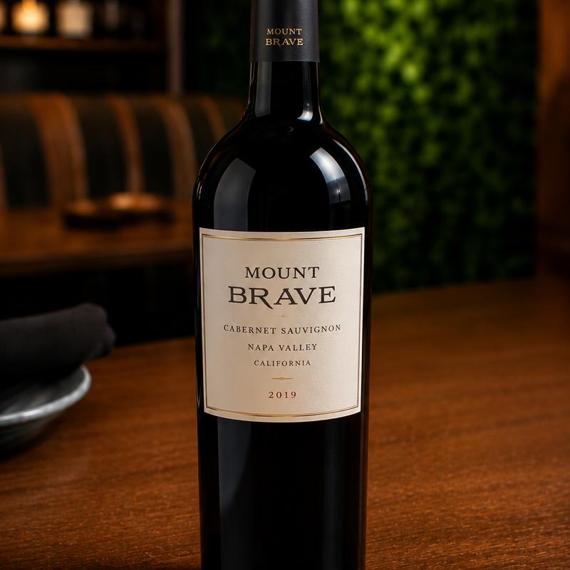 menu item 67 of 116, Cabernet Sauvignon Mount Brave, Napa Valley, California 2019