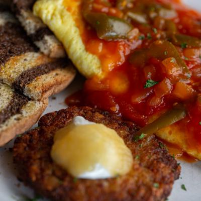 Theo's Salsa Omelette