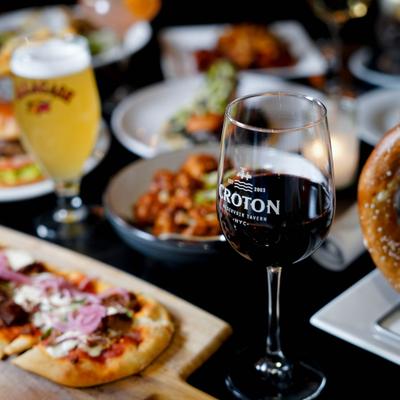 Various food and drinks.