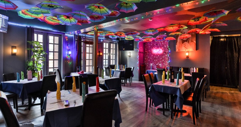 Interior seating area