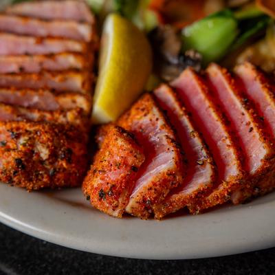 Togarashi Tuna, closeup.