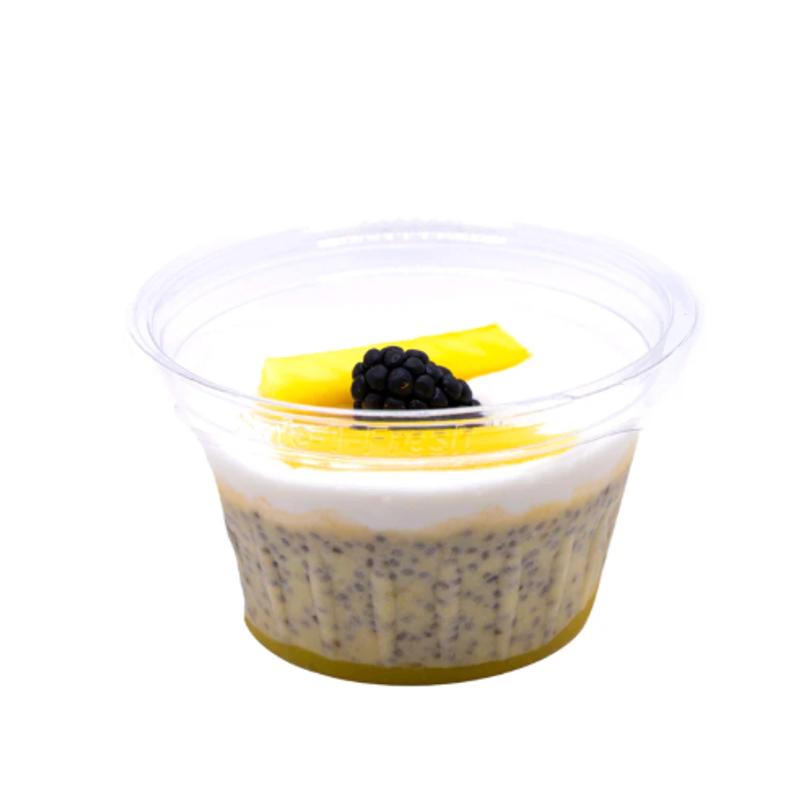 Mango Coconut Vegan Protein Chia Parfait 14g protein photo