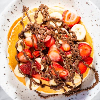 Goldie's Nutella pancakes.