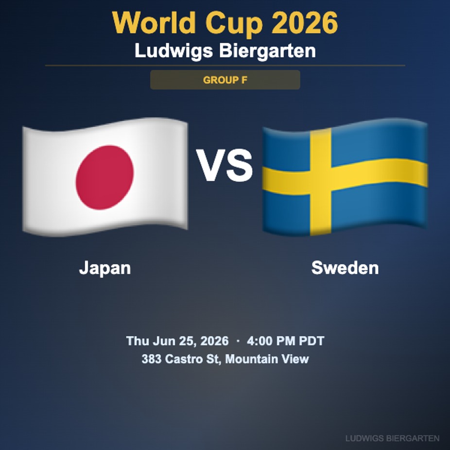 World Cup 2026: Japan vs Sweden | Group F event photo