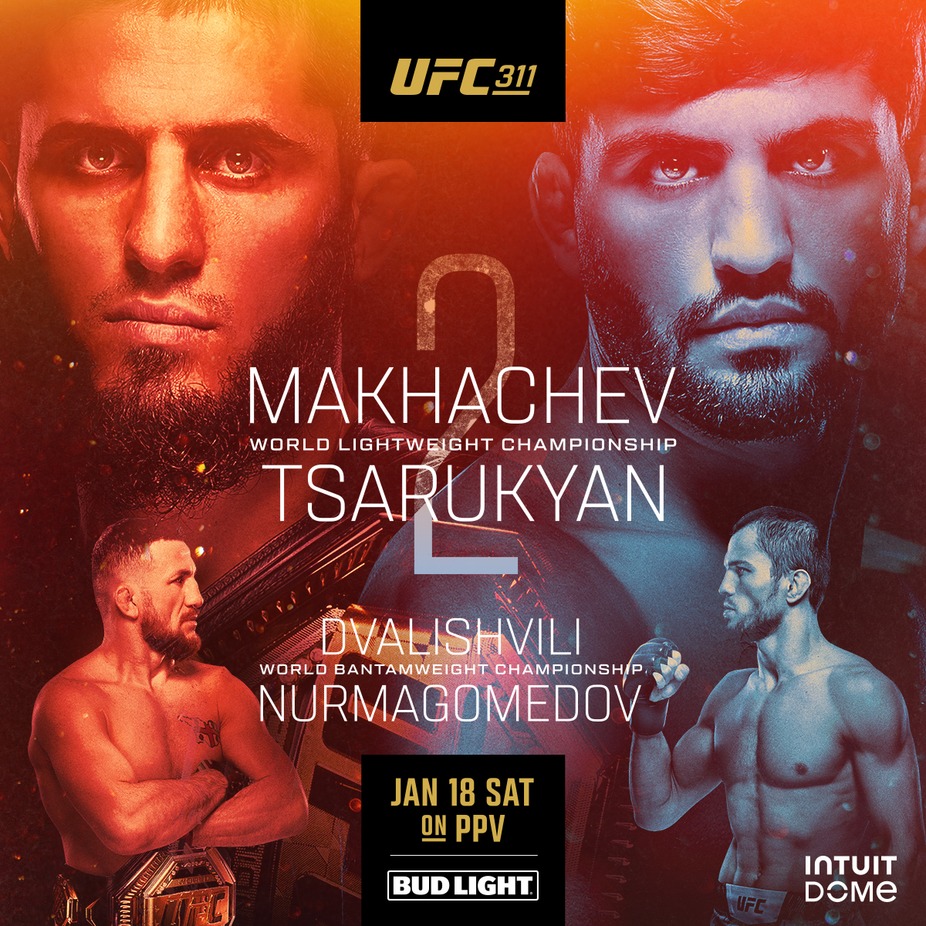 UFC 311: Makhachev vs. Tsarukyan 2 event photo